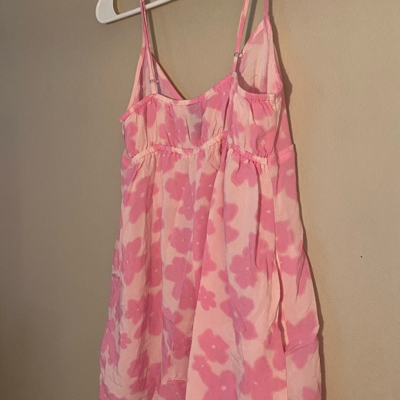 Wild Fable Pink Floral Baby Doll Mini Dress - Picture 4 of 5